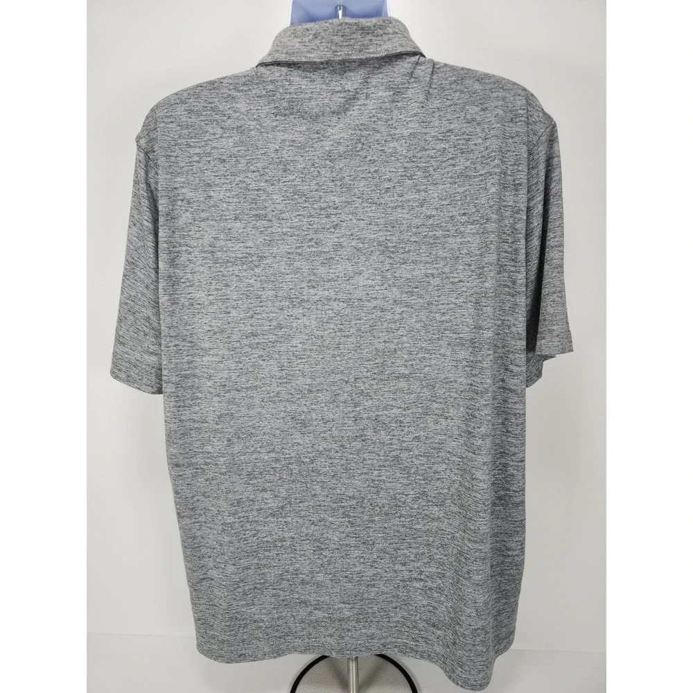 Captivating Apparel BSU Boise Sate Broncos Gray Polo Shirt Size‎ 2XL Men's EUC